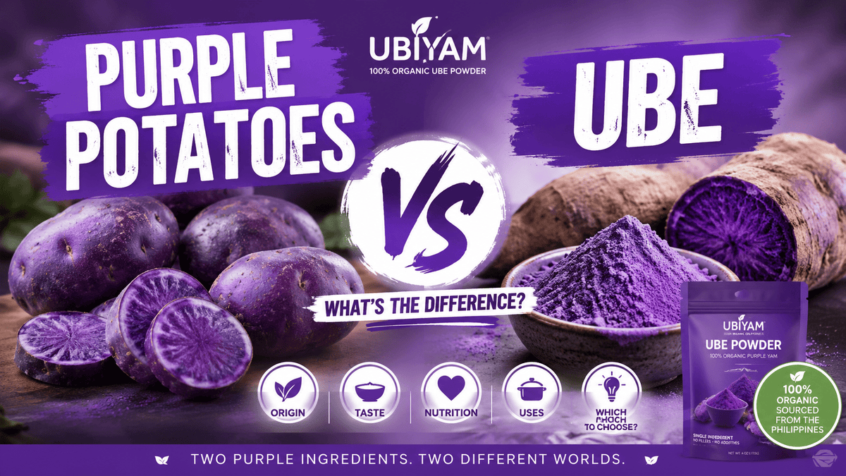 Purple Potatoes vs Ube