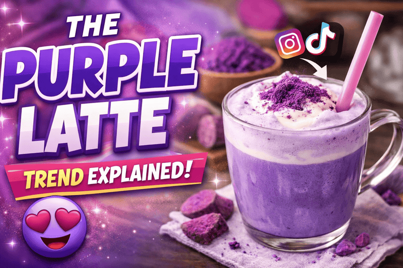 Purple Latte Trend Explained