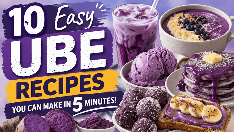 fast ube recipes