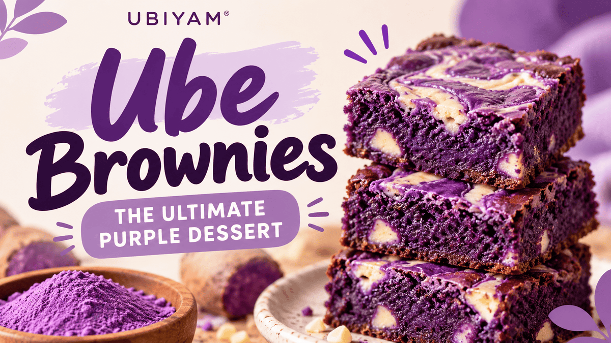 Ube Brownies