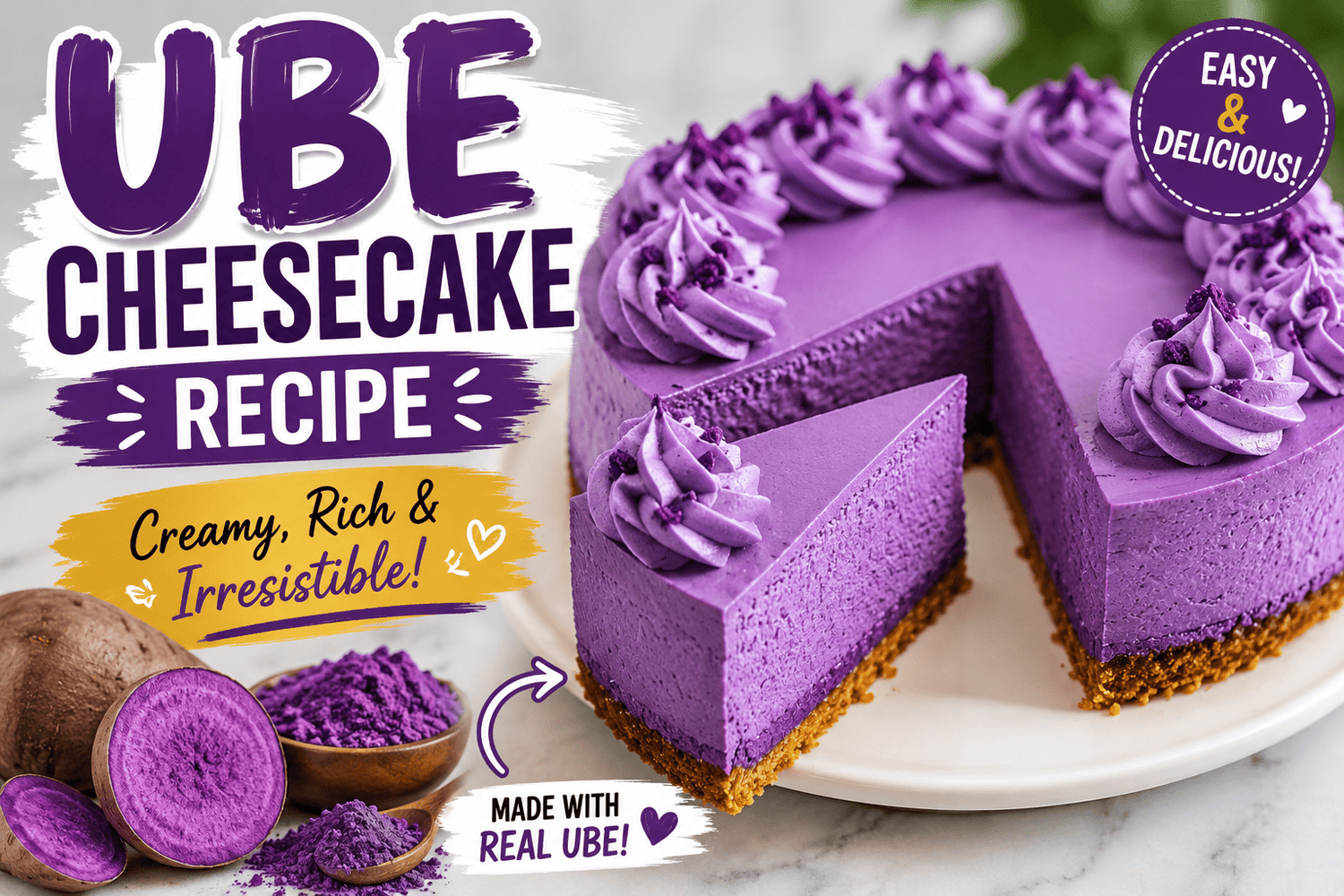 Ube Cheesecake Recipe