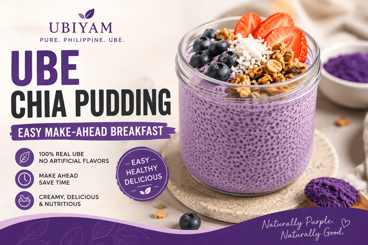 Ube Chia Pudding