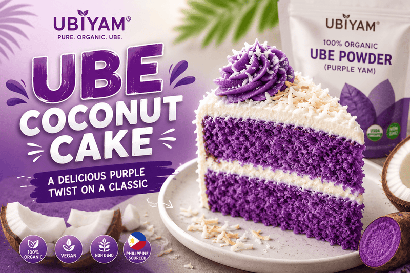 Ube Coconut Cake