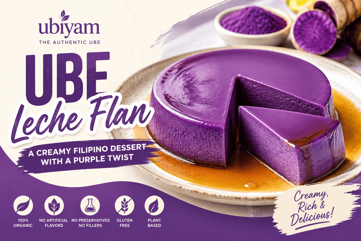 Ube Leche Flan