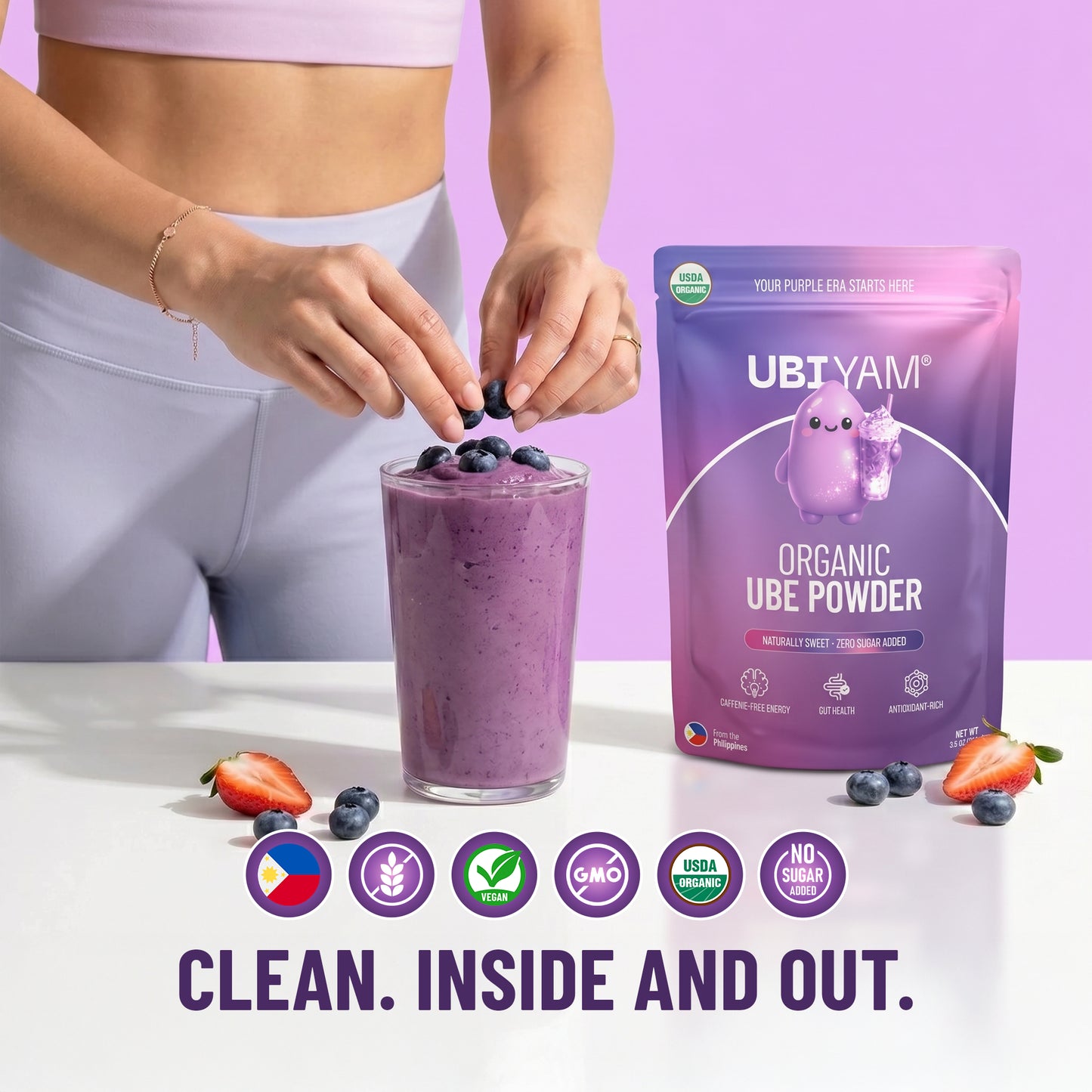 Organic UBE Powder