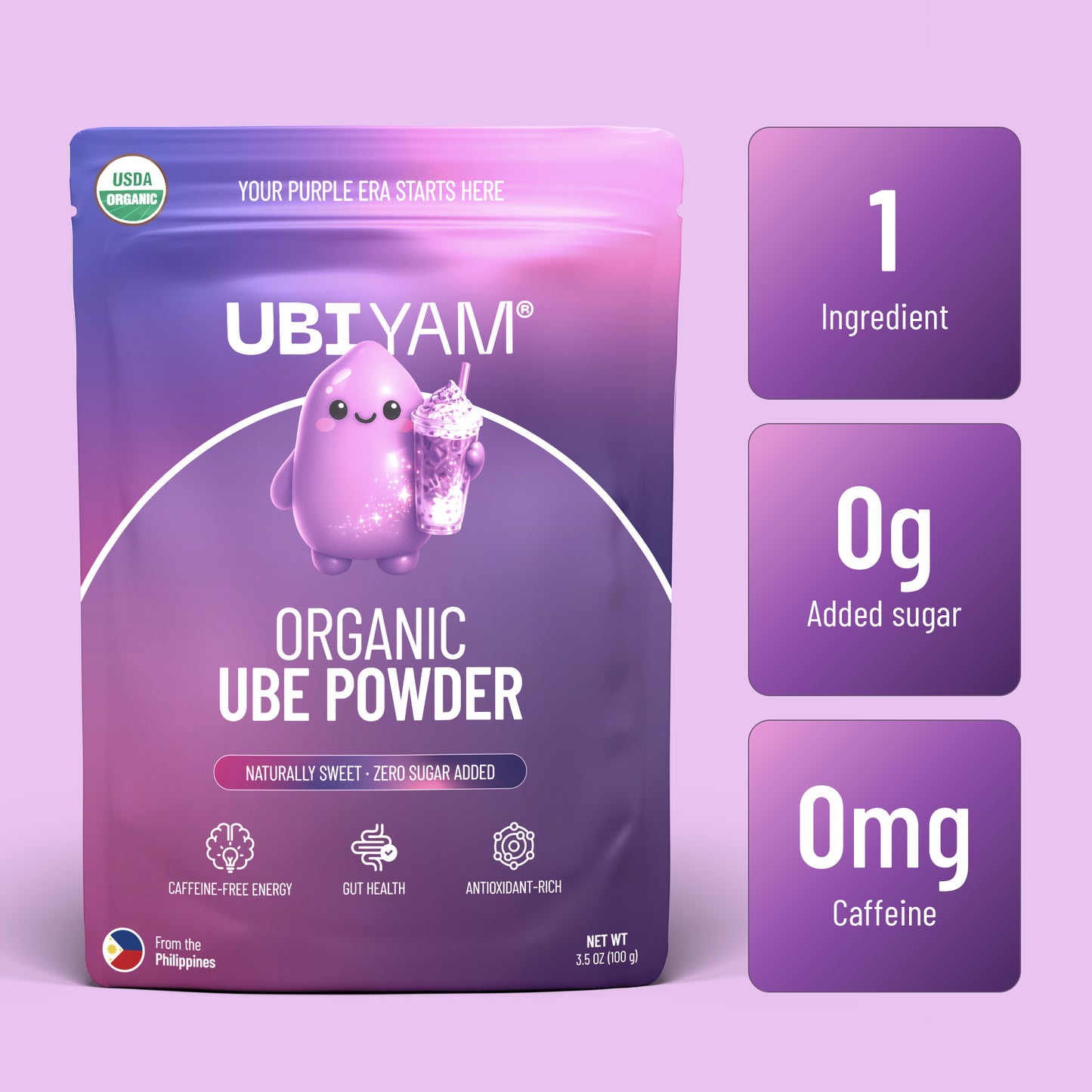Organic UBE Powder