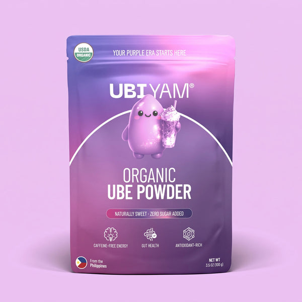 UBIYAM Organic Ube Powder pouch, front