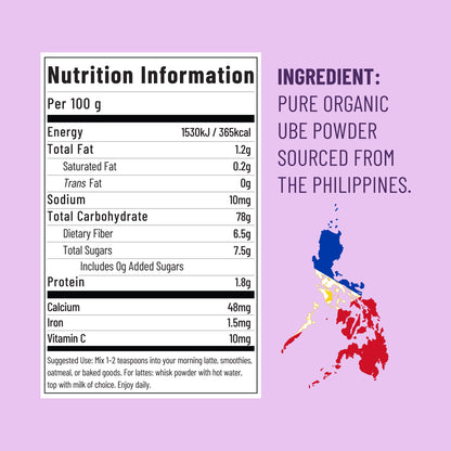 Organic UBE Powder