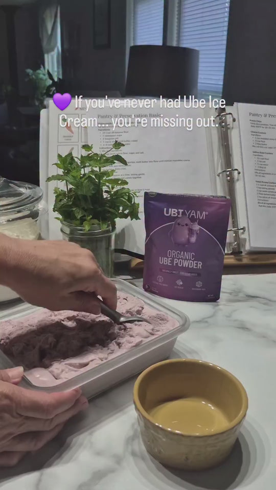 Ube ice cream